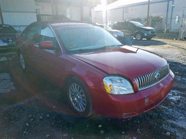 1MEFM42116G606238 - 2006 MERCURY MONTEGO PR წითელი ფოტო 1