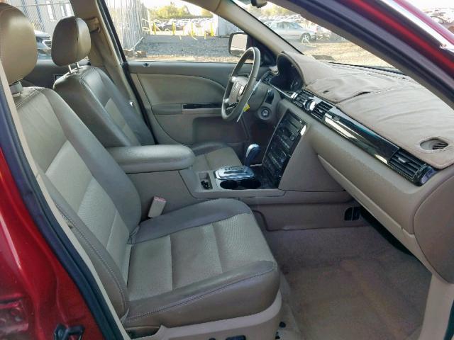 1MEFM42116G606238 - 2006 MERCURY MONTEGO PR წითელი ფოტო 5