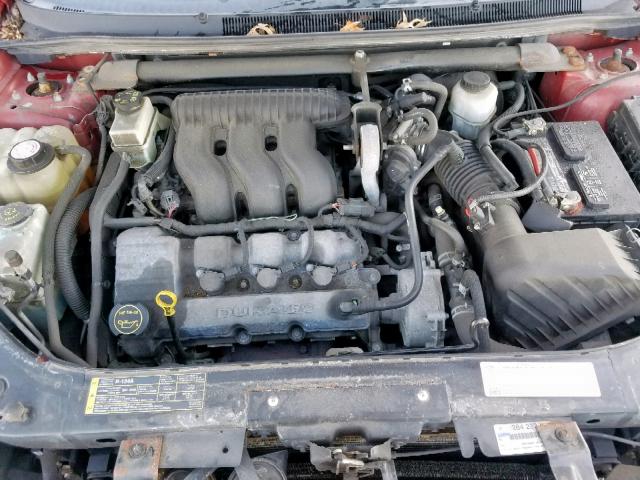 1MEFM42116G606238 - 2006 MERCURY MONTEGO PR წითელი ფოტო 7