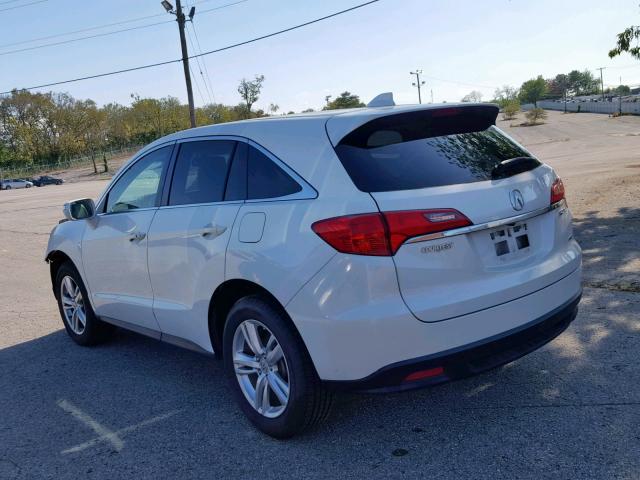 5J8TB4H33DL023209 - 2013 ACURA RDX WHITE photo 3