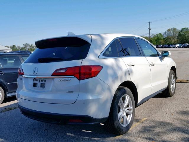 5J8TB4H33DL023209 - 2013 ACURA RDX WHITE photo 4