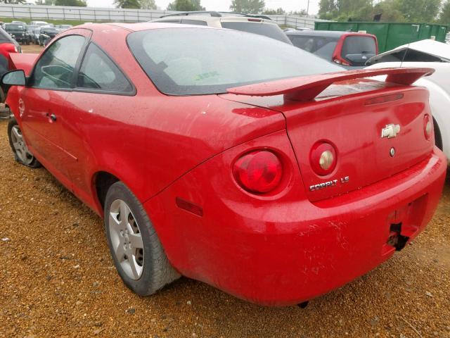 1G1AK15FX77234660 - 2007 CHEVROLET COBALT LS RED photo 10