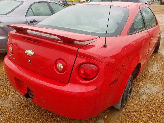 1G1AK15FX77234660 - 2007 CHEVROLET COBALT LS RED photo 4