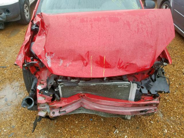 1G1AK15FX77234660 - 2007 CHEVROLET COBALT LS RED photo 7