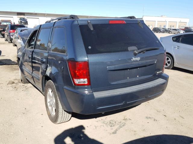 1J8GS48K77C545345 - 2007 JEEP GRAND CHER BLUE photo 3