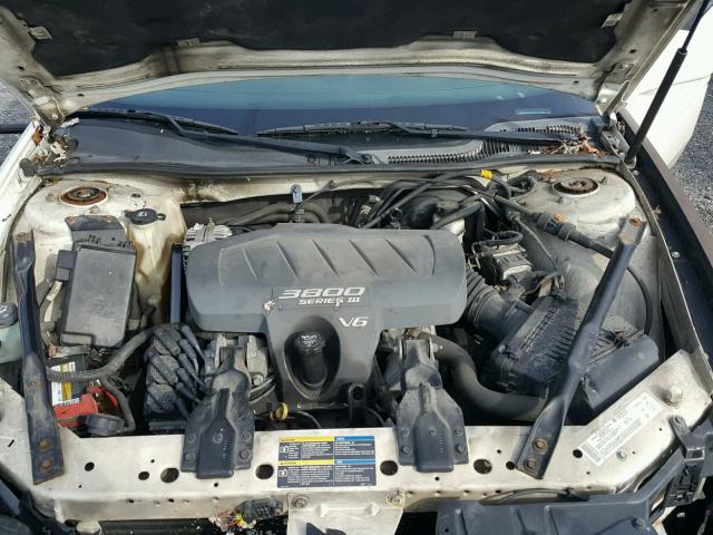 2G2WP522851217622 - 2005 PONTIAC GRAND PRIX თეთრი ფოტო 7