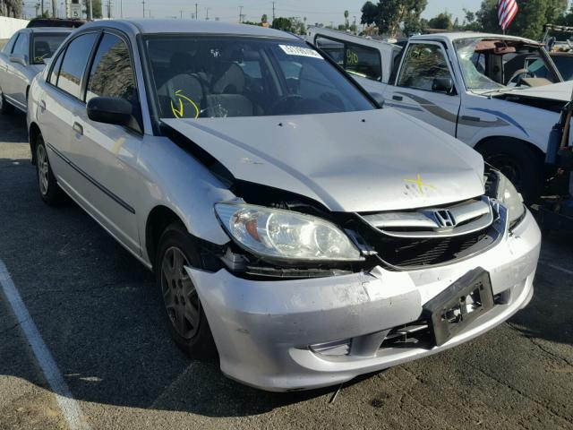 1HGES16324L004127 - 2004 HONDA CIVIC DX V SILVER photo 1