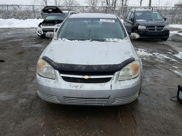 1G1AL55F587143706 - 2008 CHEVROLET COBALT LT SILVER photo 9