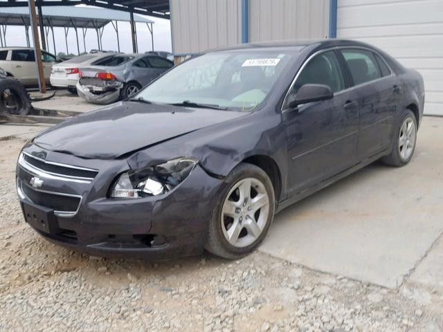 1G1ZB5E14BF298738 - 2011 CHEVROLET MALIBU LS GRAY photo 2