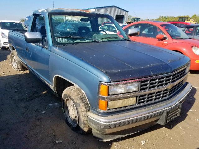 1GTDC14H5NE516945 - 1992 GMC SIERRA C15 BLUE photo 1