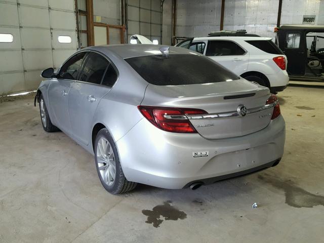 2G4GS5GXXG9173058 - 2016 BUICK REGAL PREM SILVER photo 3