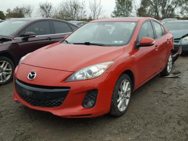 JM1BL1W67C1604399 - 2012 MAZDA 3 S RED photo 2