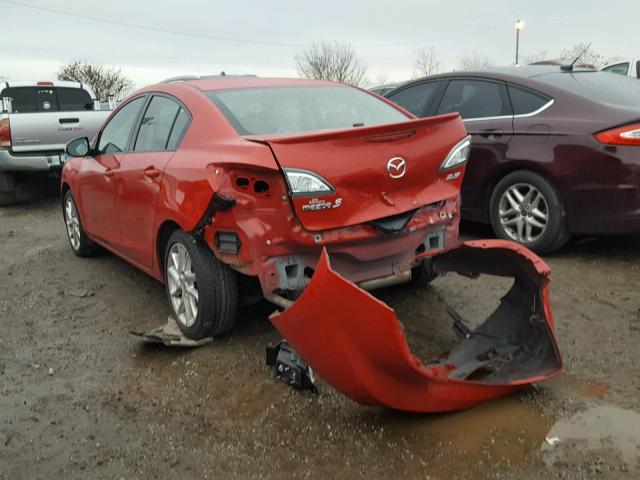 JM1BL1W67C1604399 - 2012 MAZDA 3 S RED photo 3