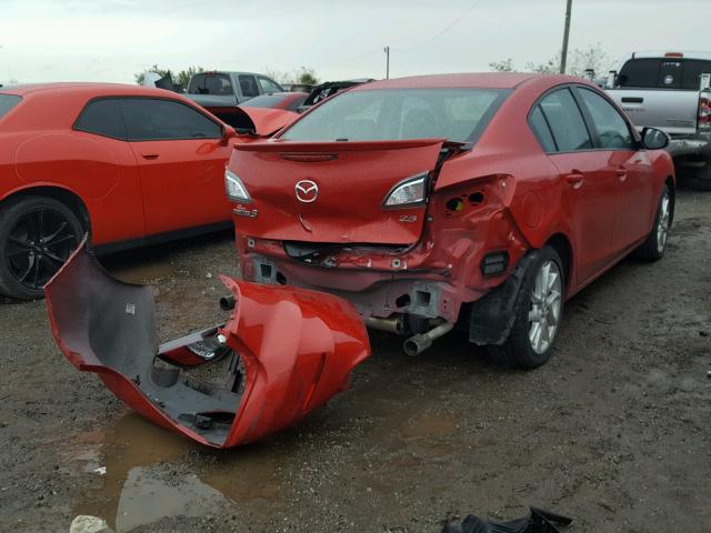 JM1BL1W67C1604399 - 2012 MAZDA 3 S RED photo 4