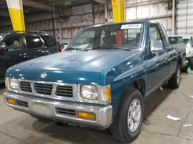 1N6SD16S0TC370165 - 1996 NISSAN TRUCK KING TEAL photo 2