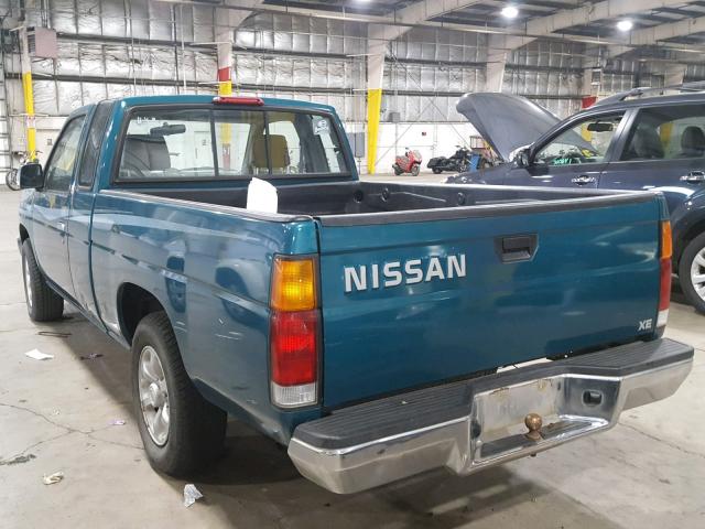 1N6SD16S0TC370165 - 1996 NISSAN TRUCK KING TEAL photo 3