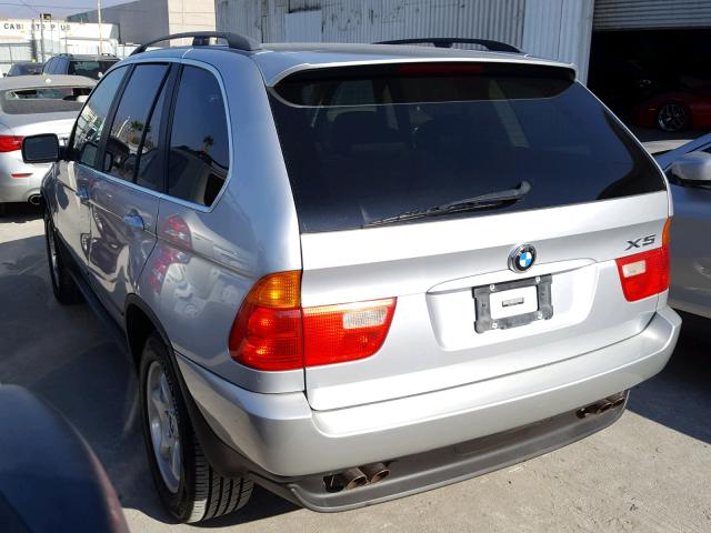 WBAFB33511LH18878 - 2001 BMW X5 4.4I SILVER photo 3