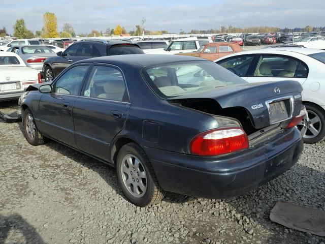 1YVGF22C225269388 - 2002 MAZDA 626 LX GREEN photo 3