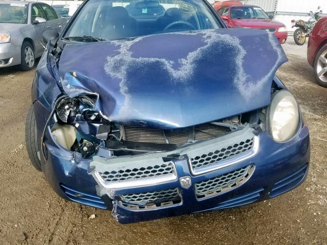 1B3ES26C73D129347 - 2003 DODGE NEON SE BLUE photo 9