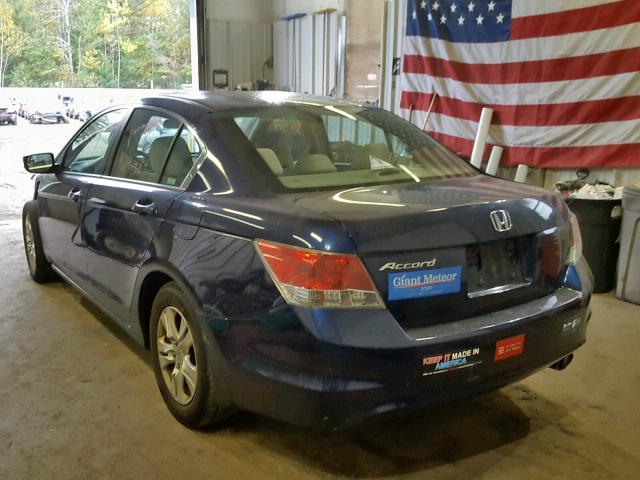 1HGCP26448A103234 - 2008 HONDA ACCORD LXP BLUE photo 3