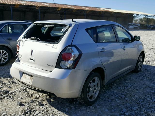 5Y2SL67069Z423960 - 2009 PONTIAC VIBE SILVER photo 4