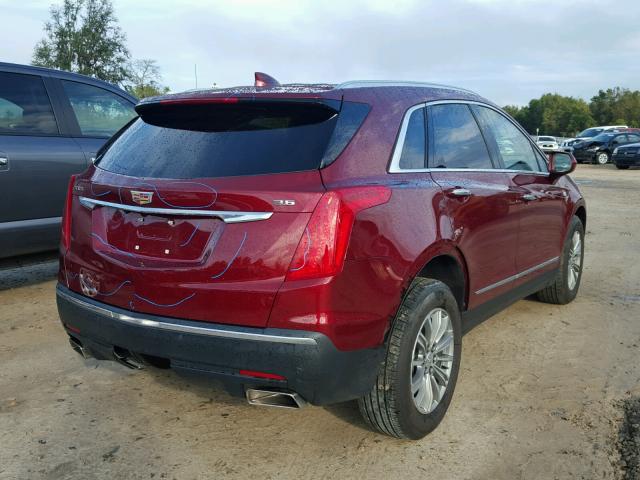 1GYKNBRS3HZ274823 - 2017 CADILLAC XT5 LUXURY RED photo 4