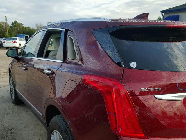 1GYKNBRS3HZ274823 - 2017 CADILLAC XT5 LUXURY RED photo 9