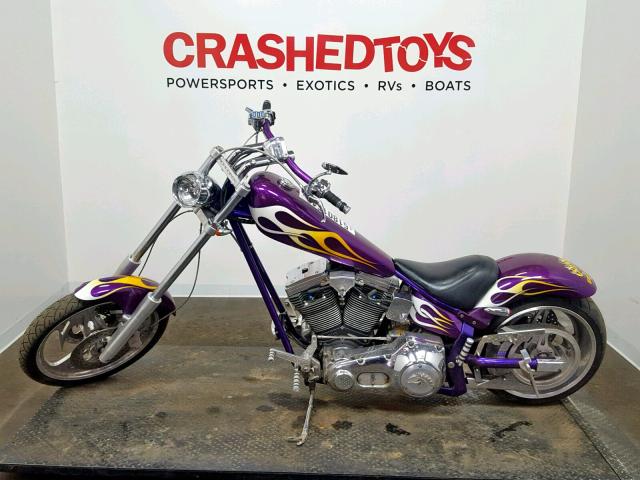 1A9TX022821383260 - 2002 AMERICAN IRON HORSE TEXAS CHOP PURPLE photo 3