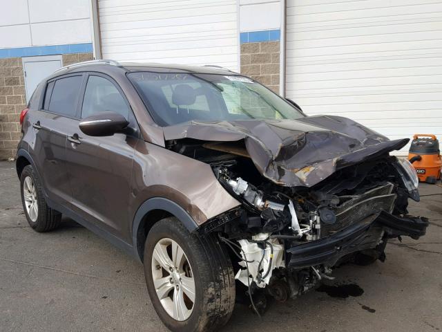 KNDPB3A27C7304786 - 2012 KIA SPORTAGE B BROWN photo 1