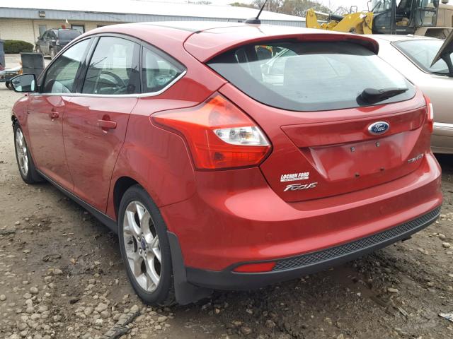 1FAHP3N28CL328379 - 2012 FORD FOCUS TITA RED photo 3