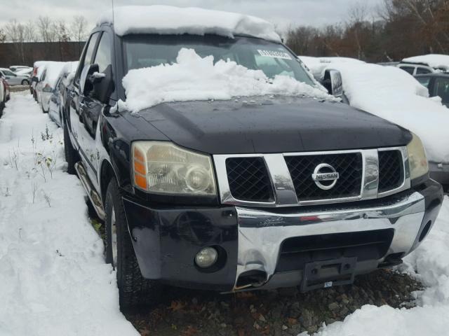 1N6AA07B54N501271 - 2004 NISSAN TITAN XE/S BLACK photo 1