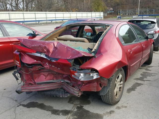 2B3HD56J8XH543088 - 1999 DODGE INTREPID E RED photo 4