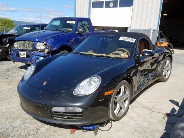 WP0CA29808U712947 - 2008 PORSCHE BOXSTER BLACK photo 2