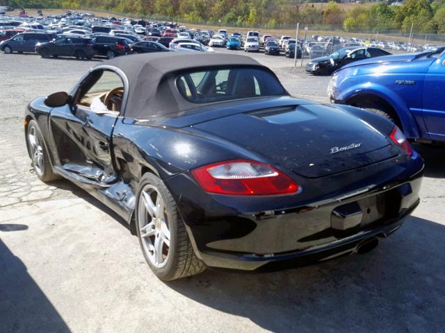 WP0CA29808U712947 - 2008 PORSCHE BOXSTER BLACK photo 3