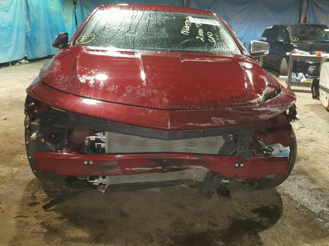 2G1145S30G9153239 - 2016 CHEVROLET IMPALA LTZ RED photo 9