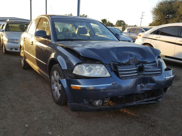 WVWAD63B05E059486 - 2005 VOLKSWAGEN PASSAT GLS BLUE photo 1