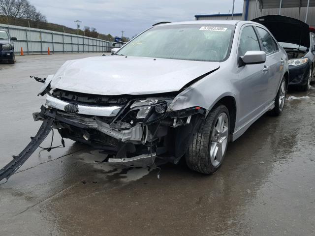 3FAHP0KC1AR341758 - 2010 FORD FUSION SPO SILVER photo 2