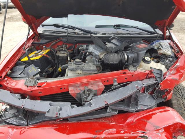 2FTZF07321CB01119 - 2001 FORD F150 SVT L RED photo 7