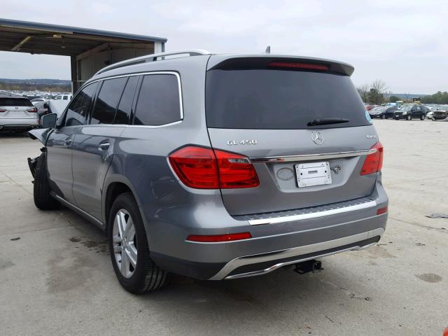 4JGDF7CE0EA329259 - 2014 MERCEDES-BENZ GL 450 4MA GRAY photo 3