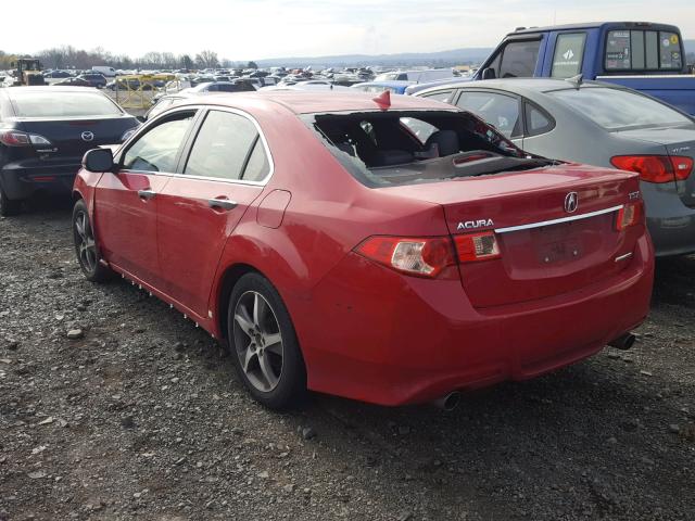 JH4CU2E86DC002981 - 2013 ACURA TSX SE RED photo 3