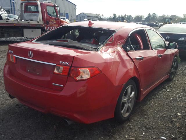 JH4CU2E86DC002981 - 2013 ACURA TSX SE RED photo 4