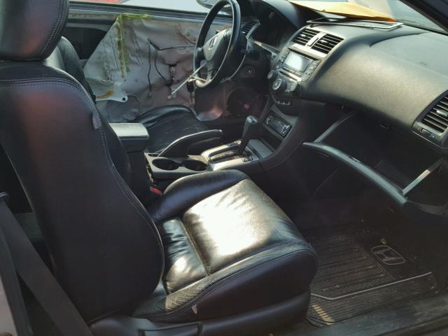 1HGCM82633A000348 - 2003 HONDA ACCORD GRAY photo 5