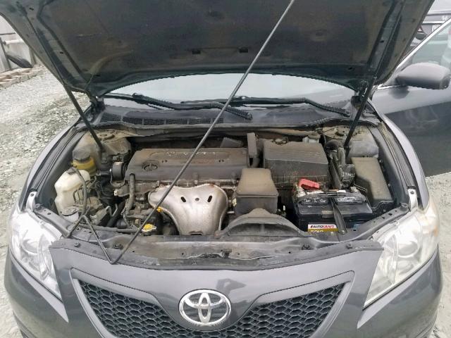 4T1BE46K08U203352 - 2008 TOYOTA CAMRY CE CHARCOAL photo 7