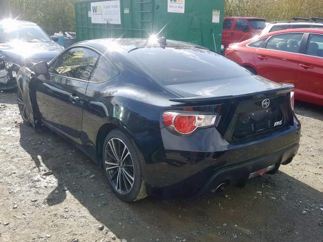 JF1ZNAA12F8712967 - 2015 TOYOTA SCION FR-S BLACK photo 3