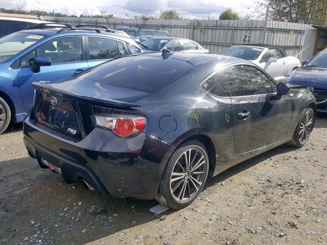 JF1ZNAA12F8712967 - 2015 TOYOTA SCION FR-S BLACK photo 4