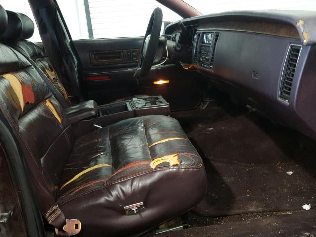 1G6DW52P1RR712780 - 1994 CADILLAC FLEETWOOD BURGUNDY photo 5