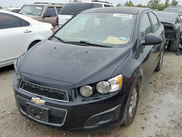 1G1JA5SH2C4196434 - 2012 CHEVROLET SONIC LS BLACK photo 2