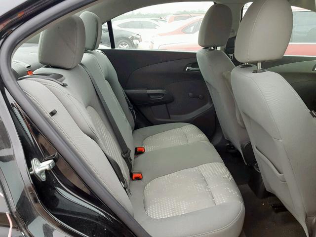 1G1JA5SH2C4196434 - 2012 CHEVROLET SONIC LS BLACK photo 6