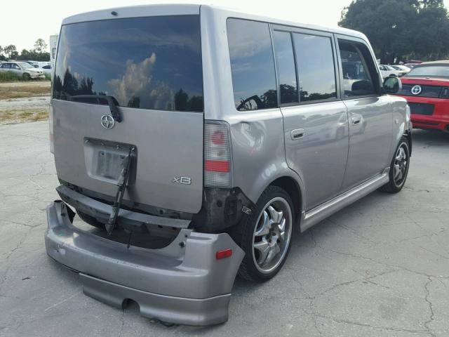 JTLKT324554021237 - 2005 TOYOTA SCION XB Күлгін фото 4