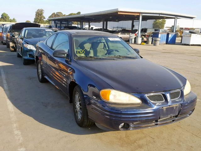 1G2NF12E3YM820911 - 2000 PONTIAC GRAND AM S BLUE photo 1